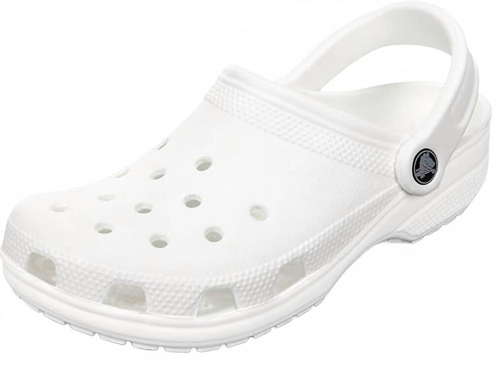 NEW CROCS unisex classic clog in white